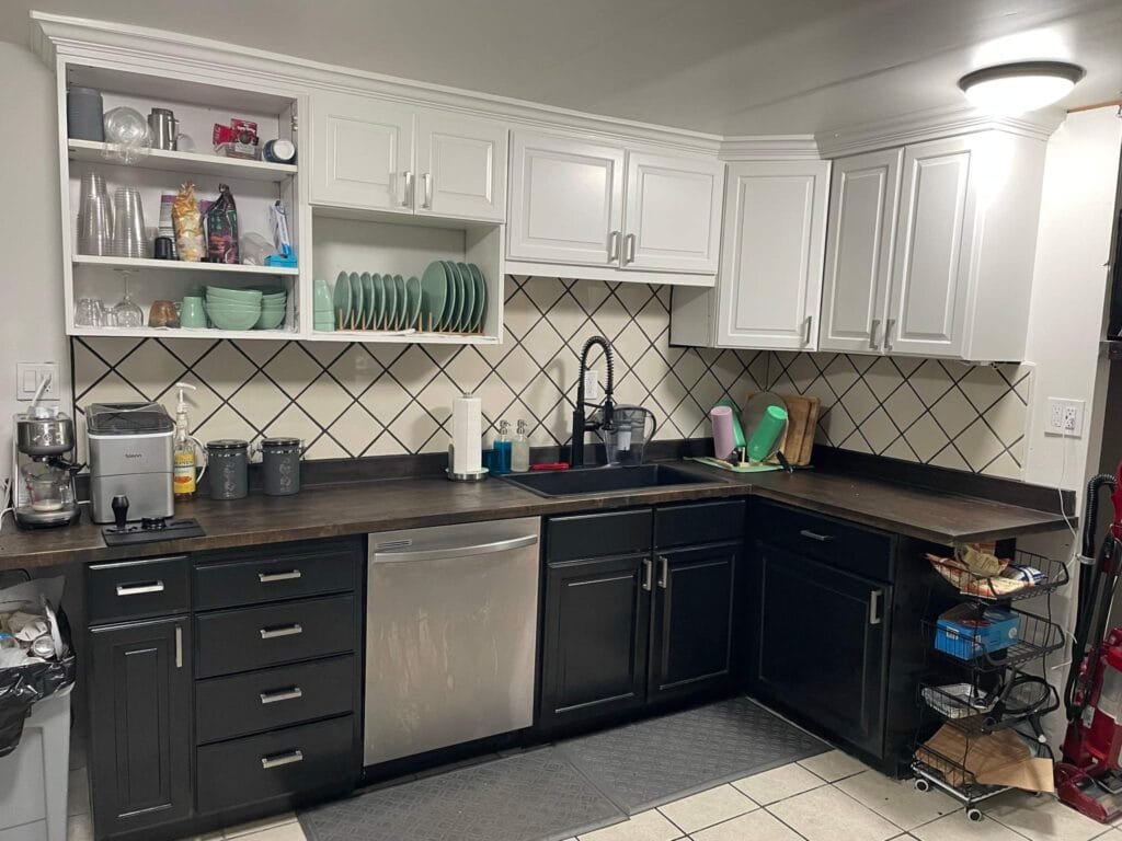 interior kitchen cabinet painting